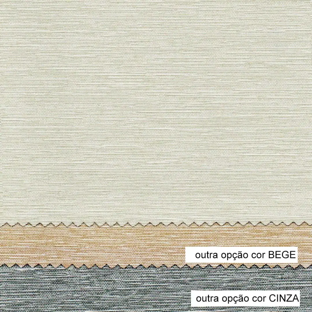 Cortina Persiana Rolô Blackout Creme Nápoles