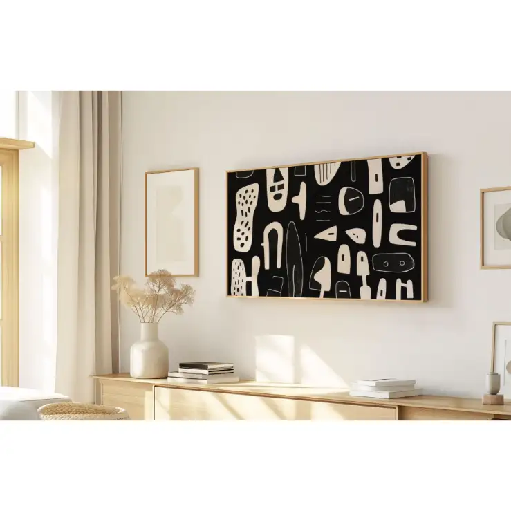 Quadro Decorativo N°17 - Panorâmico Primitivista - Galix