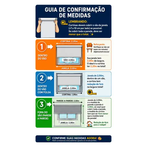 Cortina Persiana Rolô Blackout Pinpoint Branca