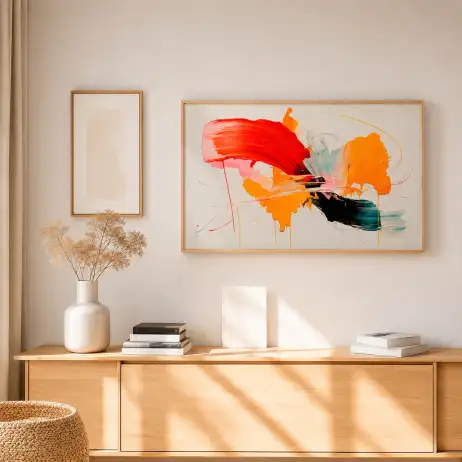Quadro Decorativo Panorâmico - Nº1 - Impulso Cromático - Galix