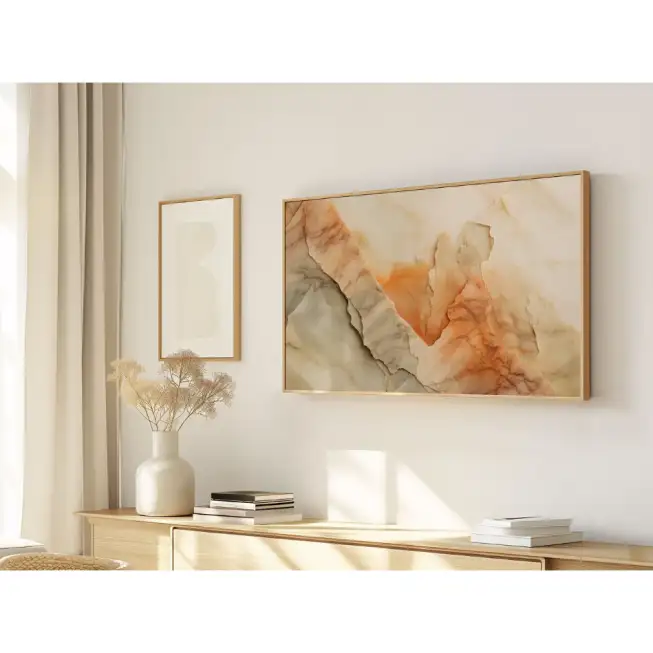 Quadro Decorativo N°22 - Panorâmico Mármore Mineral - Galix