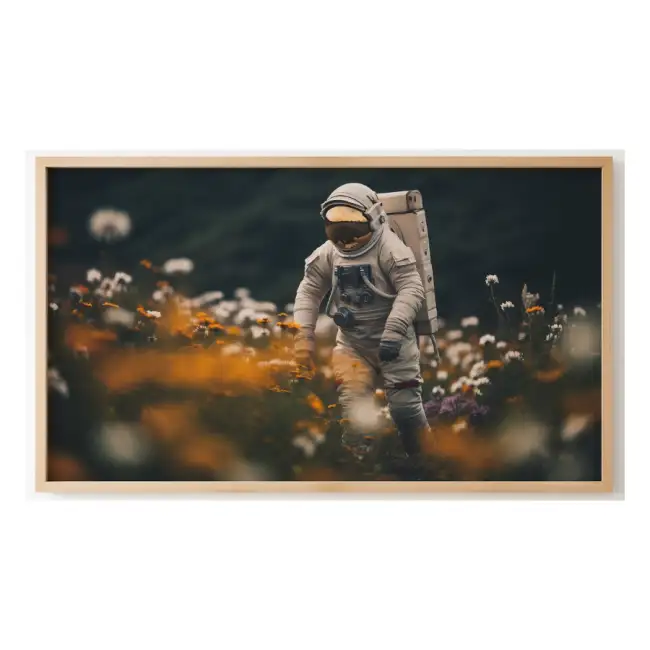 Quadro Decorativo N°256 - Panorâmico - Astronauta - Galix