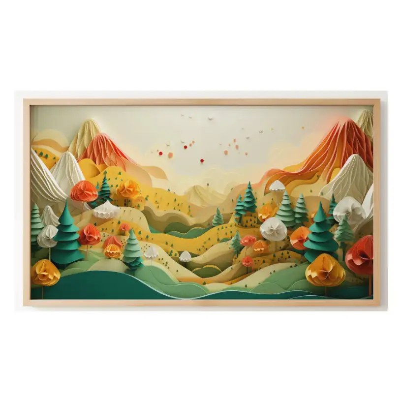 Quadro Decorativo N°241 - Panorâmico - Montanhas - Galix