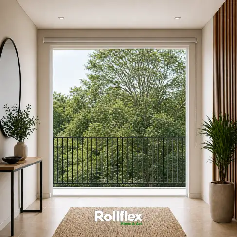 Cortina Persiana Rolô Solar 0% Cinza - Crey