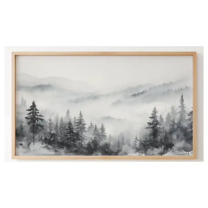 Quadro Decorativo N°226 - Panorâmico Aquarela - Galix