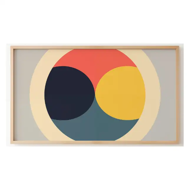 Quadro Decorativo N°77 - Círculos - Galix