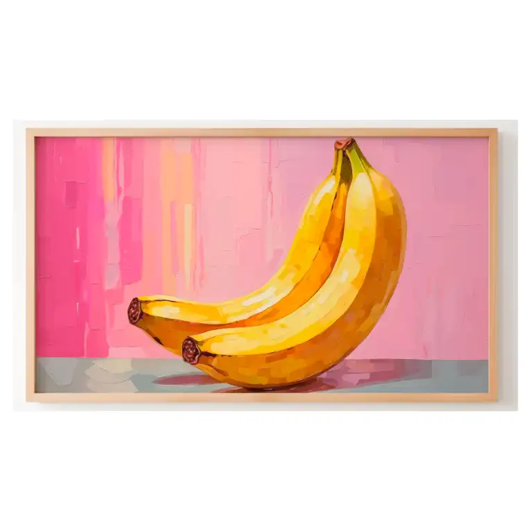 Quadro Decorativo N°122 - Panorâmico Cozinha Bananas - Galix