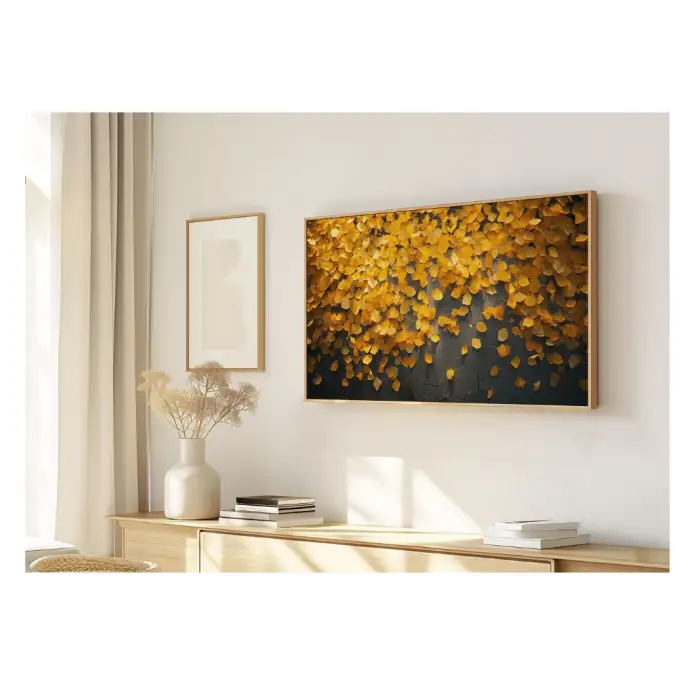 Quadro Decorativo N°146 - Panorâmico Botânico - Folhas de Outono - Galix