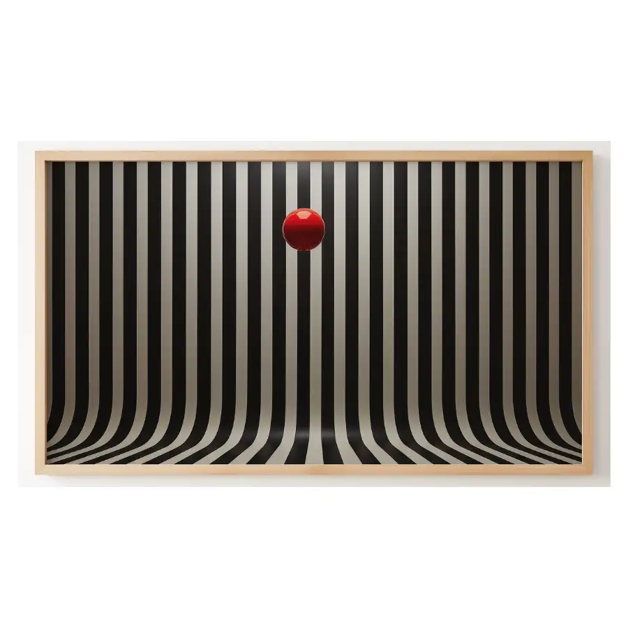 Quadro Decorativo N°6 - Panorâmico - Ilusão 3D Op Art -Galix