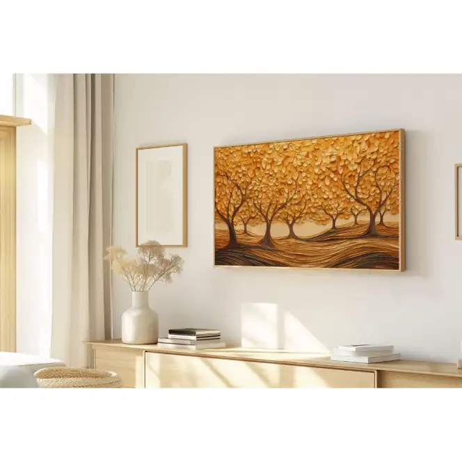Quadro Decorativo N°238 - Panorâmico - Bosque Outonal - Galix