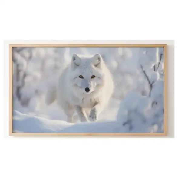 Quadro Decorativo N°39 - Panorâmico Lobo do Ártico - Galix