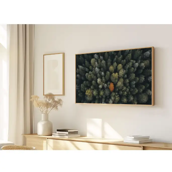 Quadro Decorativo N°148 - Panorâmico - Aérea Árvore - Galix