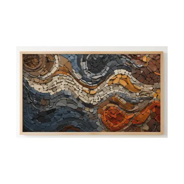 Quadro Decorativo N°210 - Panorâmico - Ondas do Mar - Galix