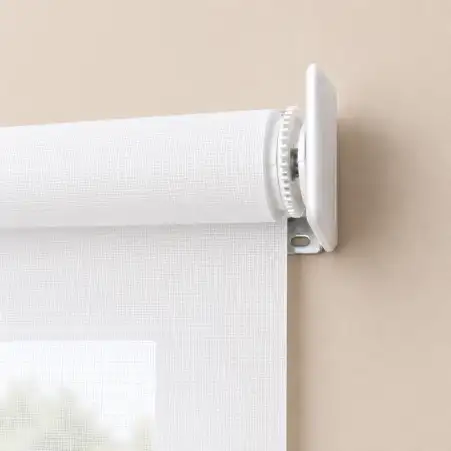 Cortina Persiana Rolô Solar 5% Branca Off-White