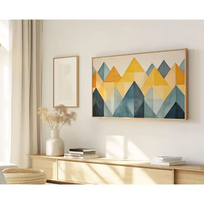 Quadro Decorativo N°99 - Sol Montanha  Galix