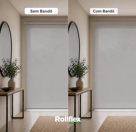 Cortina Persiana Rolô Solar 0% Cinza - Crey