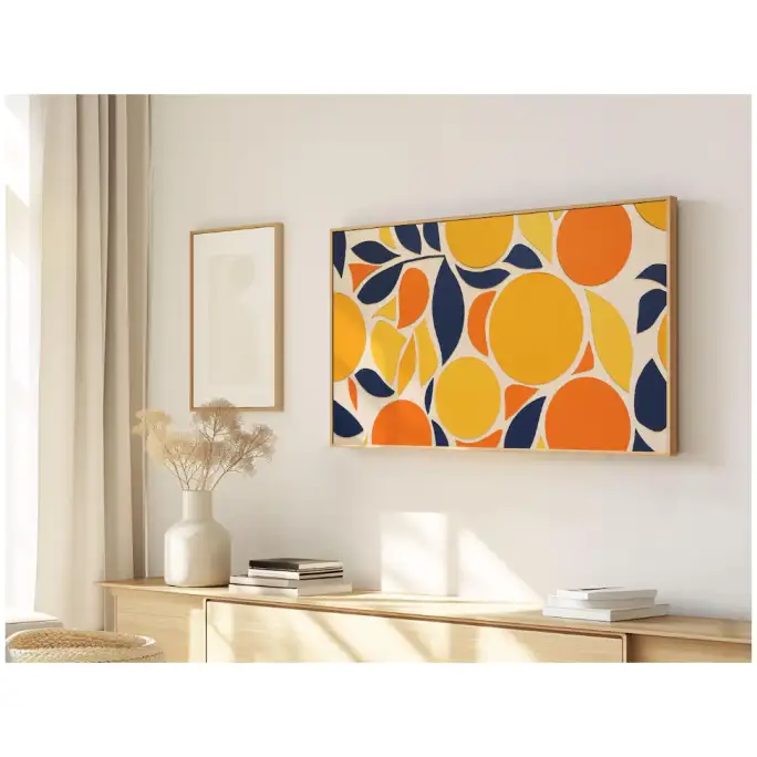 Quadro Decorativo N°178  - Panorâmico Botânico - Laranjas - Galix