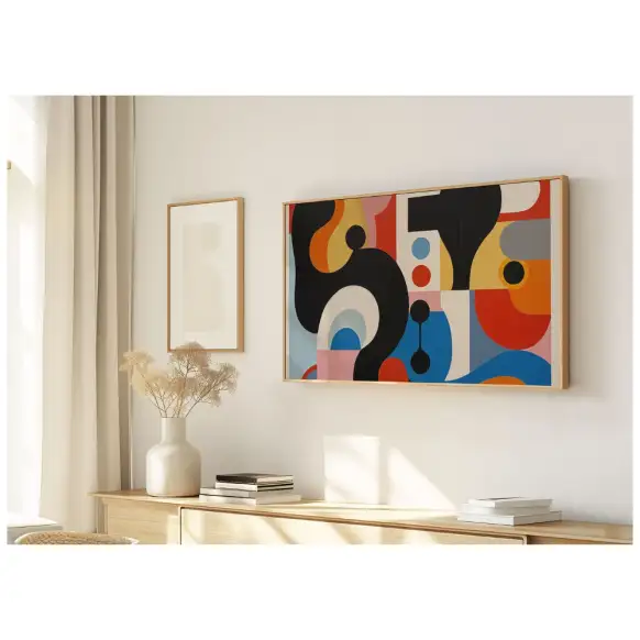 Quadro Decorativo N°3  - Panorâmico Geométrico - Modernista - Galix