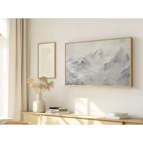 Quadro Decorativo N°200 - Panorâmico - Montanhas Nevadas - Galix