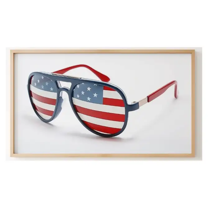 Quadro Decorativo N°257 - Panorâmico - Oculos Aviador - Galix