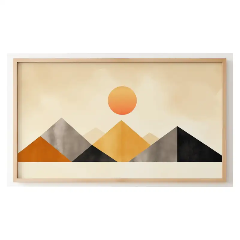 Quadro Decorativo N°91 - Sol Montanha - Galix